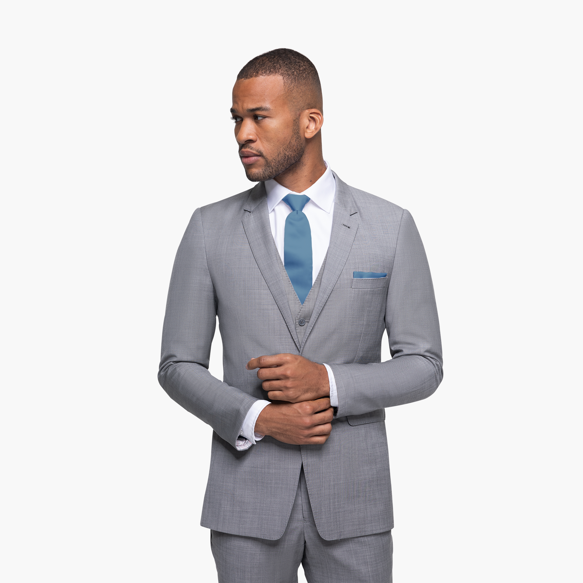 Men Suits Gray 3 Piece Slim Fit Two Button Wedding Groom Party Wear Coat  Pant, Men Gray Suit, Light Gray Slim Fit Peak Lapel Striped Suit - Etsy