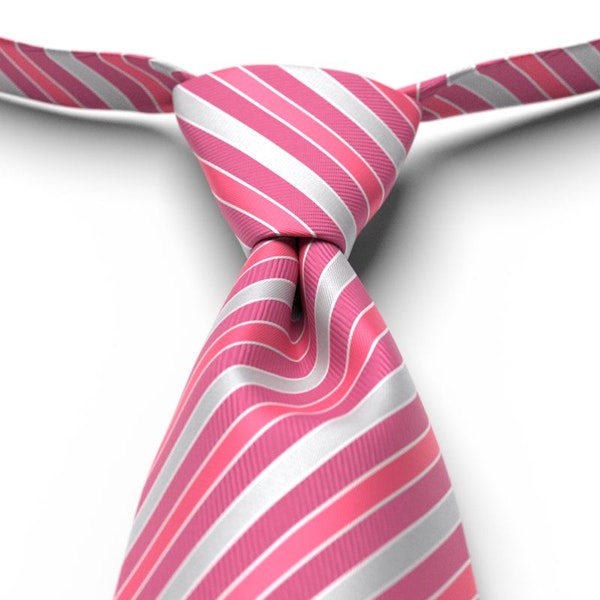 Begonia Striped Pre-Tied Tie
