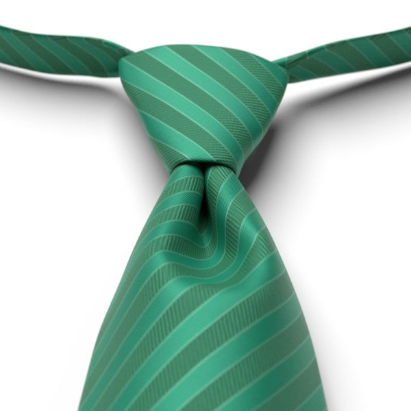 Emerald Striped Pre-Tied Tie