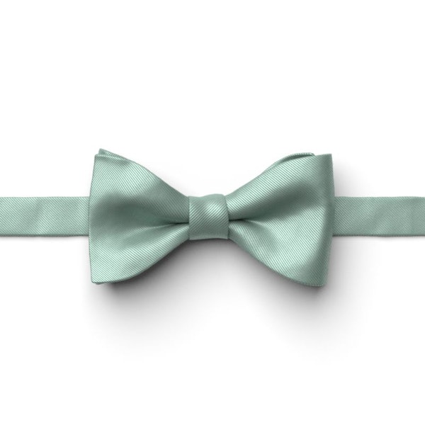 Dusty Sage Pre-Tied Bow Tie
