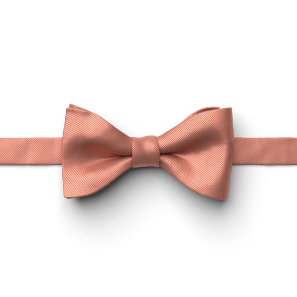 Desert Coral Pre-Tied Bow Tie