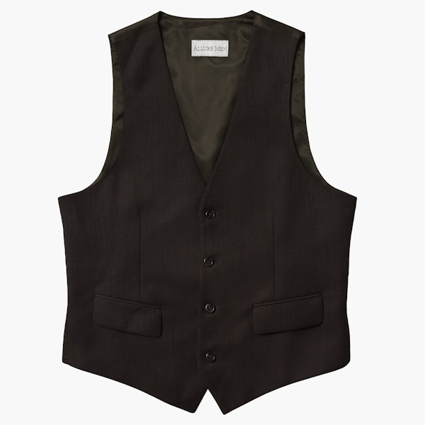 Allure Dark Brown Suit Vest