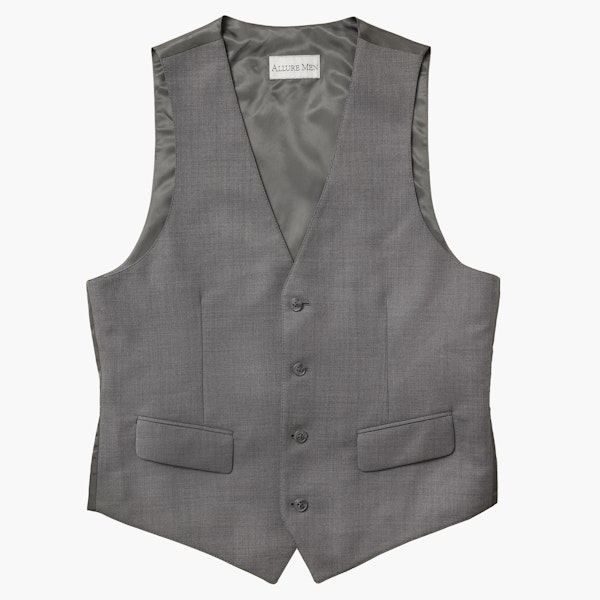 Allure Light Gray Suit Vest
