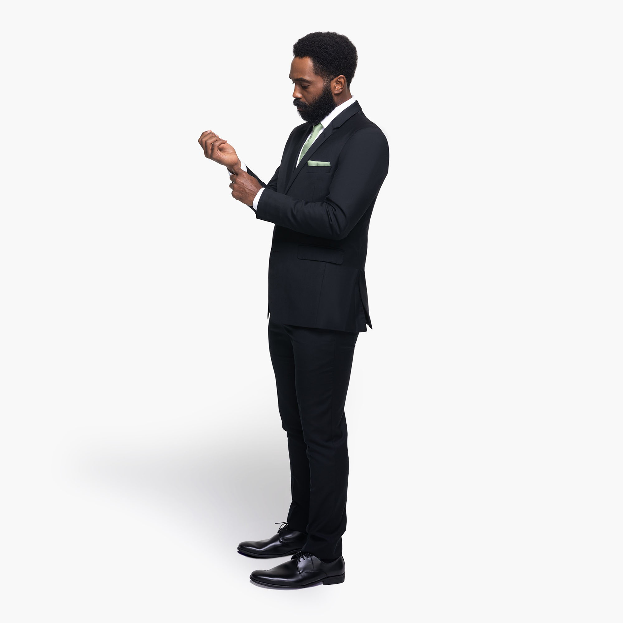 black man in suit