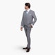 Gray Sharkskin Suit