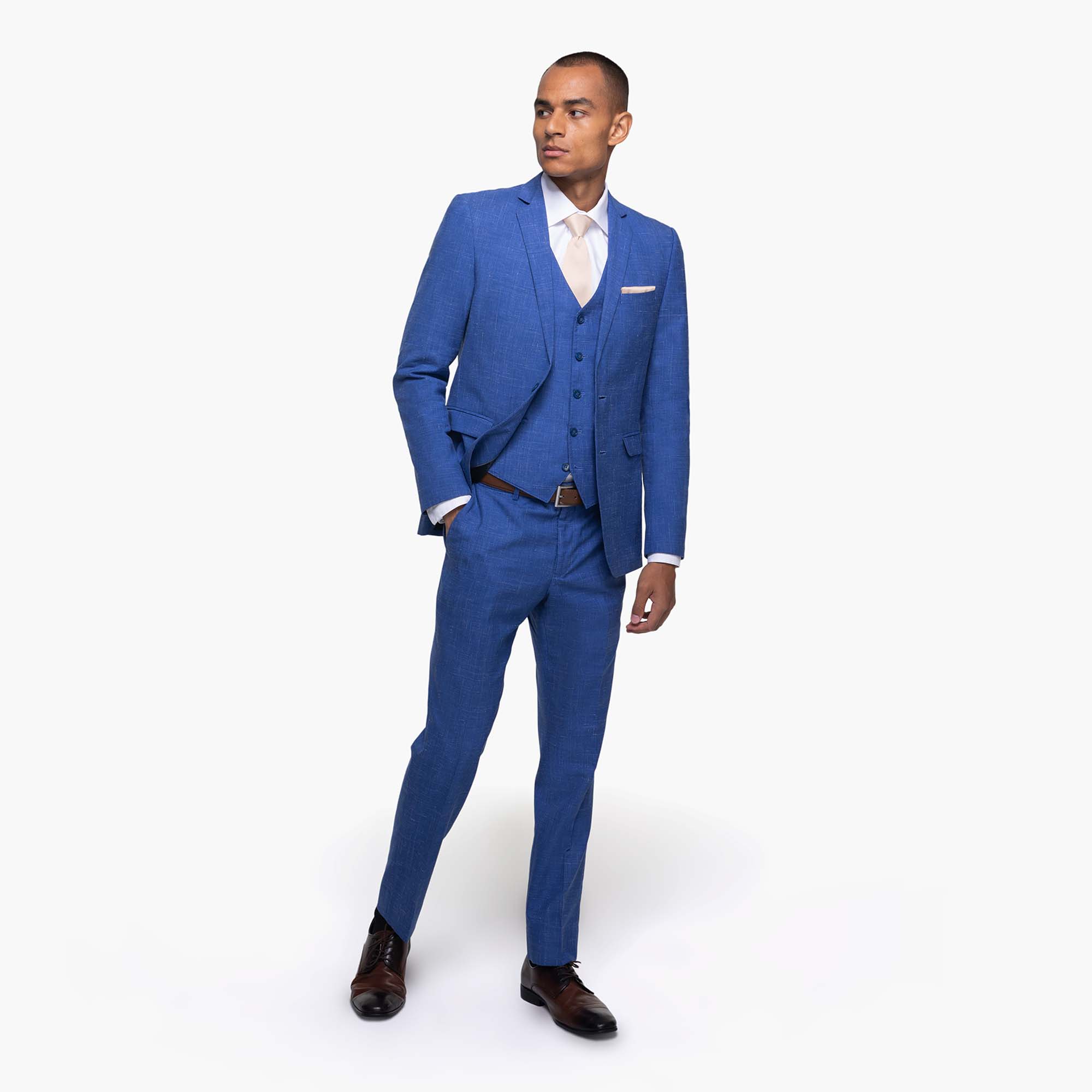 INDIGO BLUE SUIT - Classy Formal Wear
