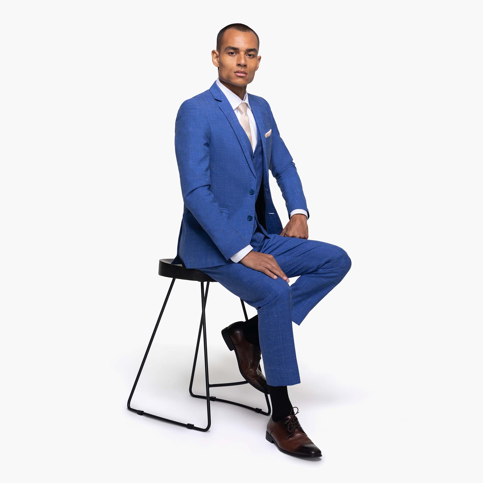 Sky Blue Suit for Men | Groom wedding Suits | SAINLY
