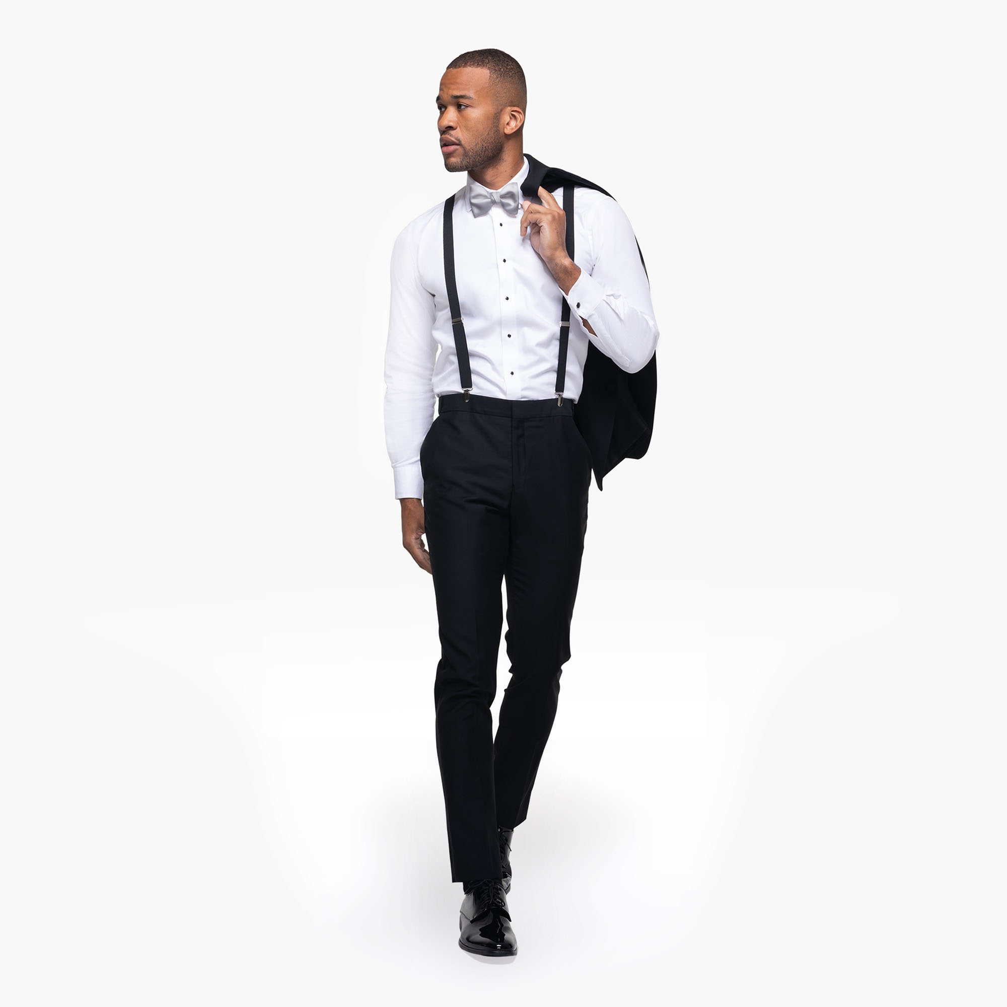 White Suspenders - Tuxedo & Suits: San Jose