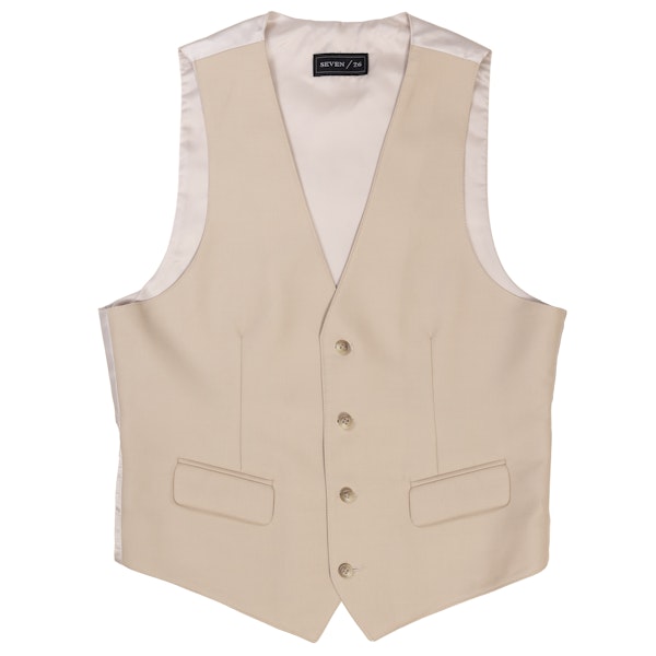 Tan Suit Vest