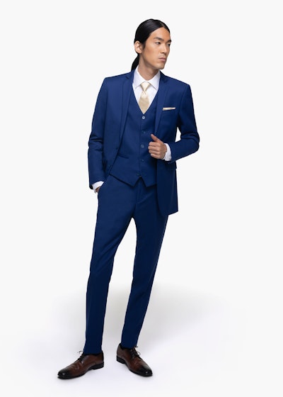 Bright Blue Suit