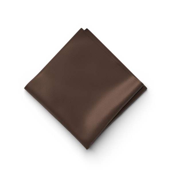 Copper Brown Pocket Square