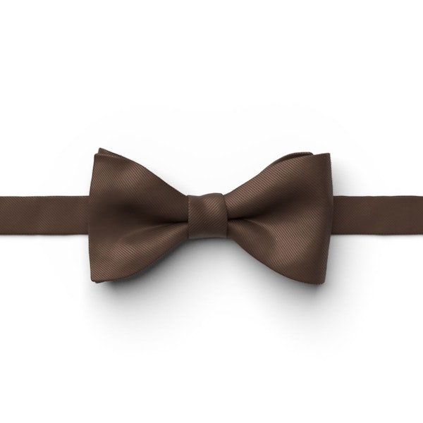 Copper Brown Pre-Tied Bow Tie