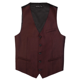 Burgundy Suit Vest