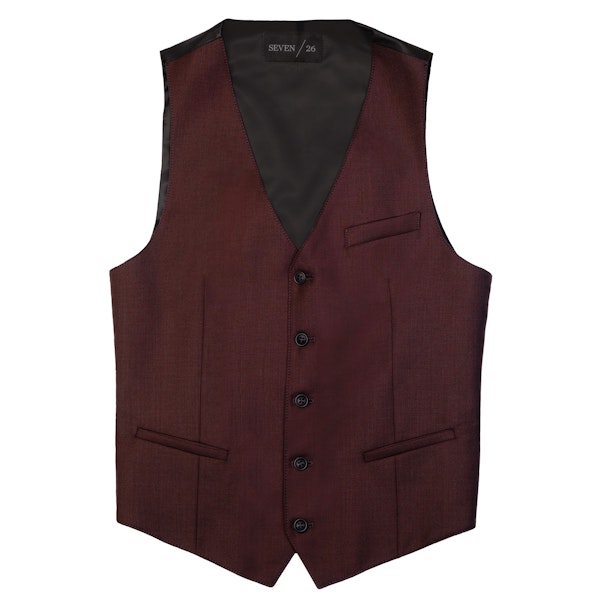 Maroon Suit Vest