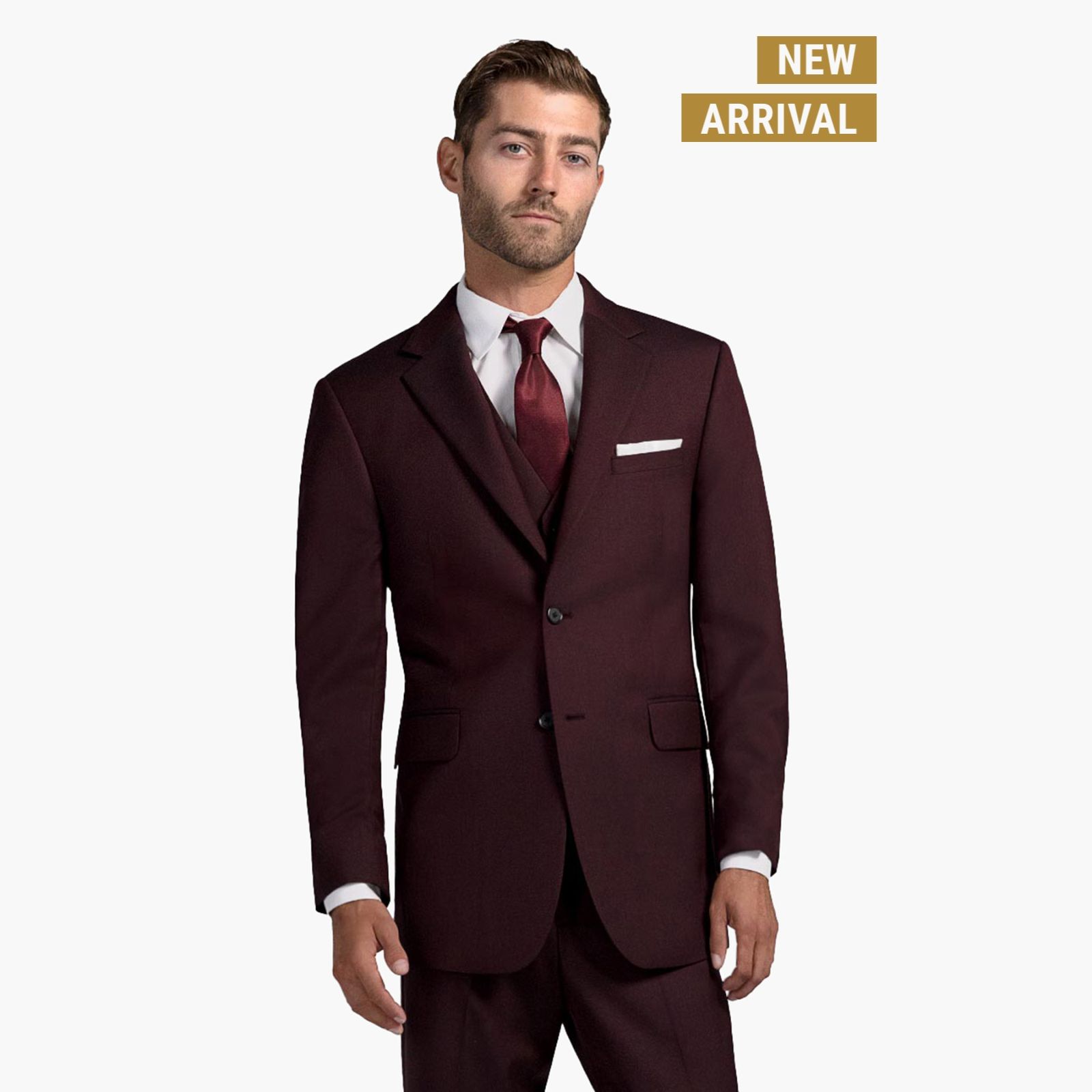 Rent Burgundy Suit Elegant Burgundy Suit For Wedding Prom Formal Events