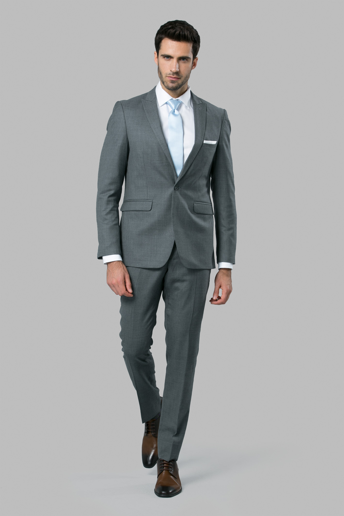 Steel Gray Suit
