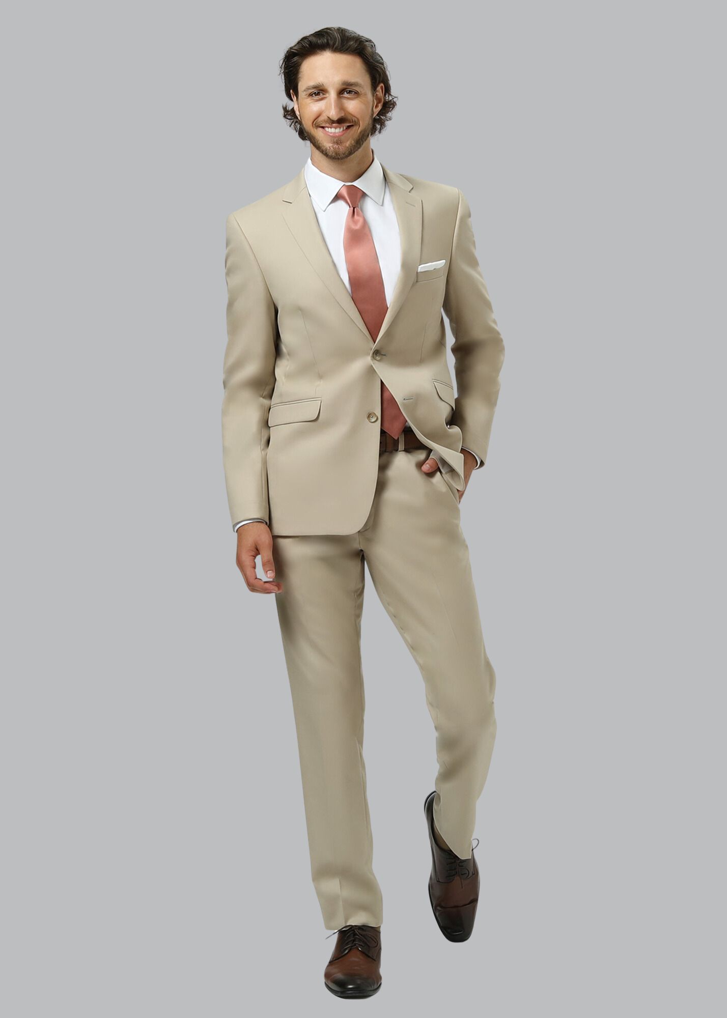 Tan Suit