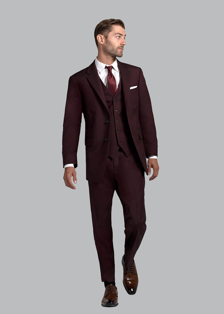Maroon Suit