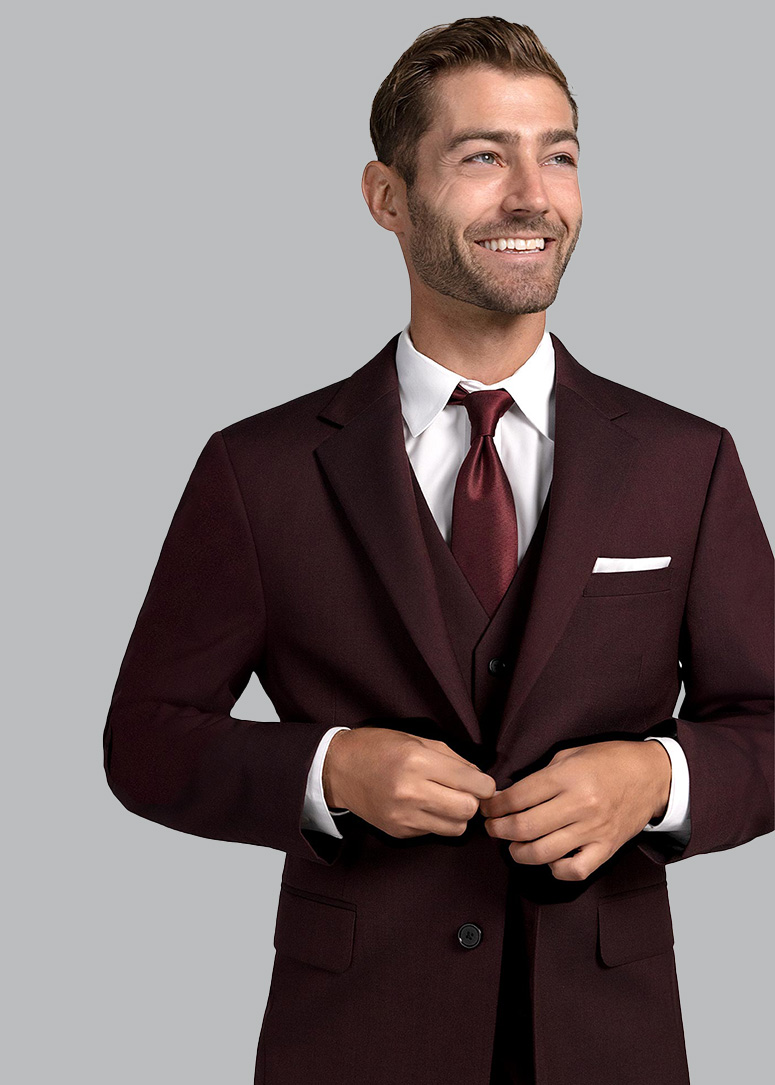 Maroon Suit