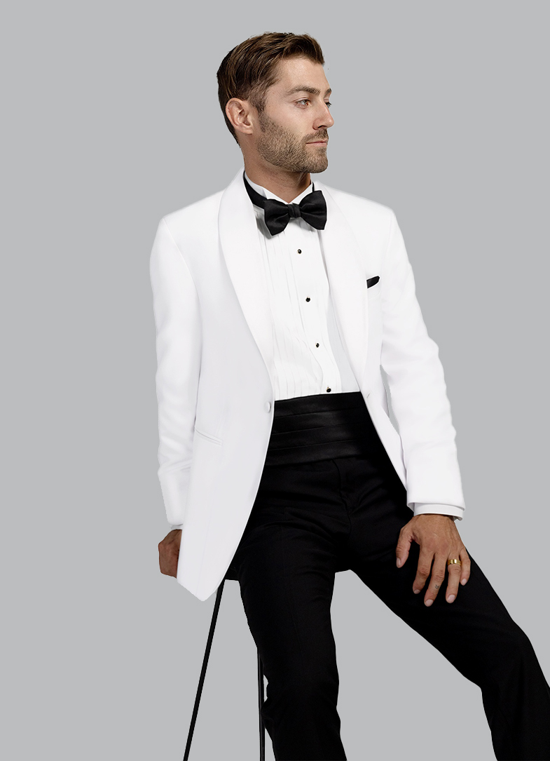White Tuxedo Jacket