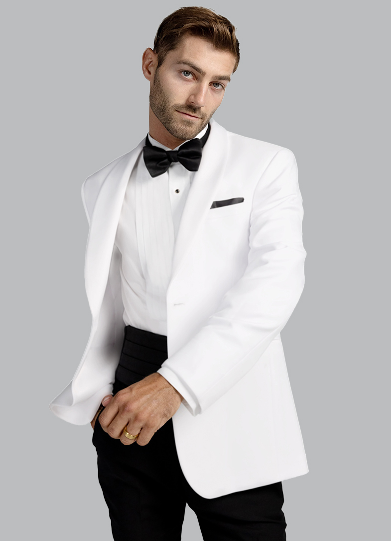 White Tuxedo Jacket