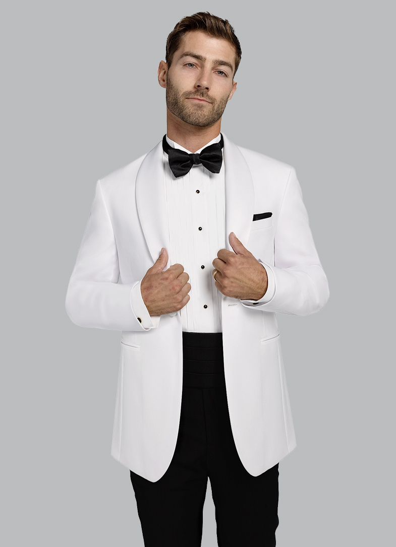 White Tuxedo Jacket
