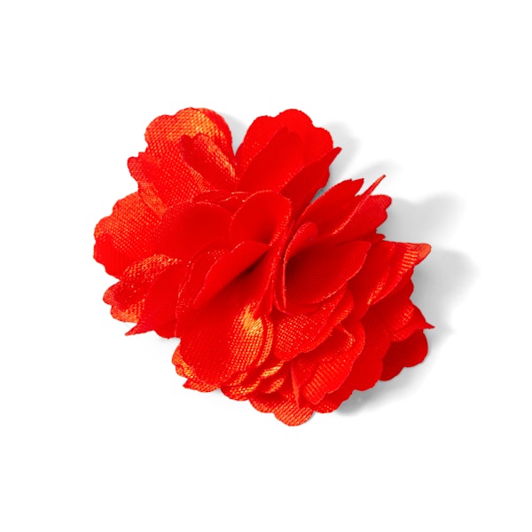 Jalapeno Dark Orange Carnation Lapel Pin