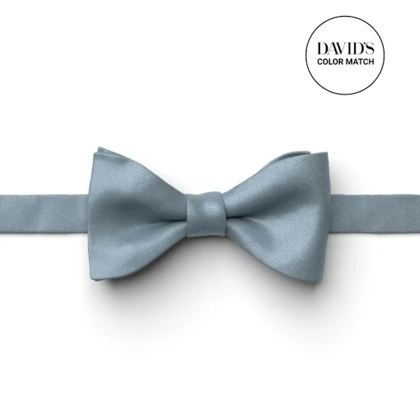 Dusty Blue Pre-Tied Bow Tie