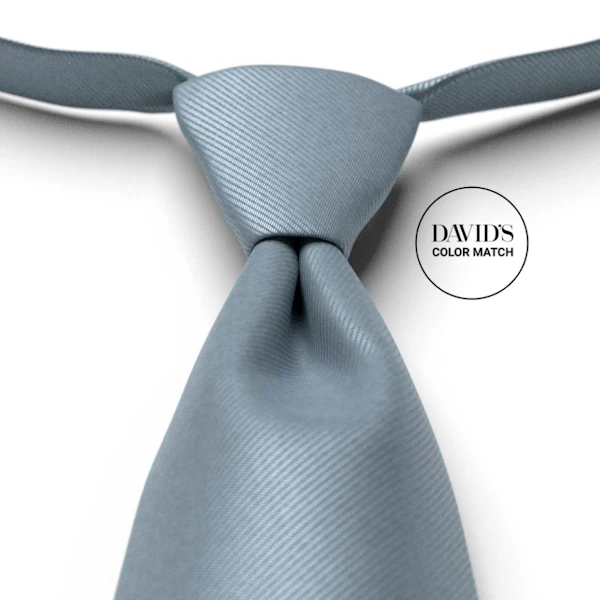 Dusty Blue Pre-Tied Tie
