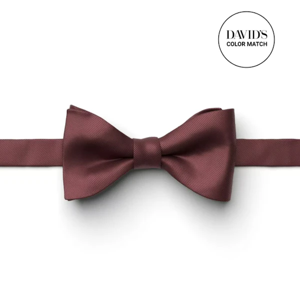 Wine Pre-Tied Bow Tie
