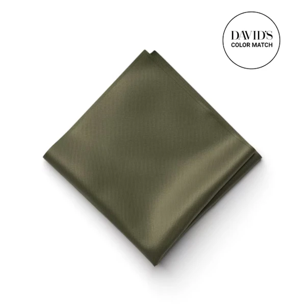 Olive Pocket Square
