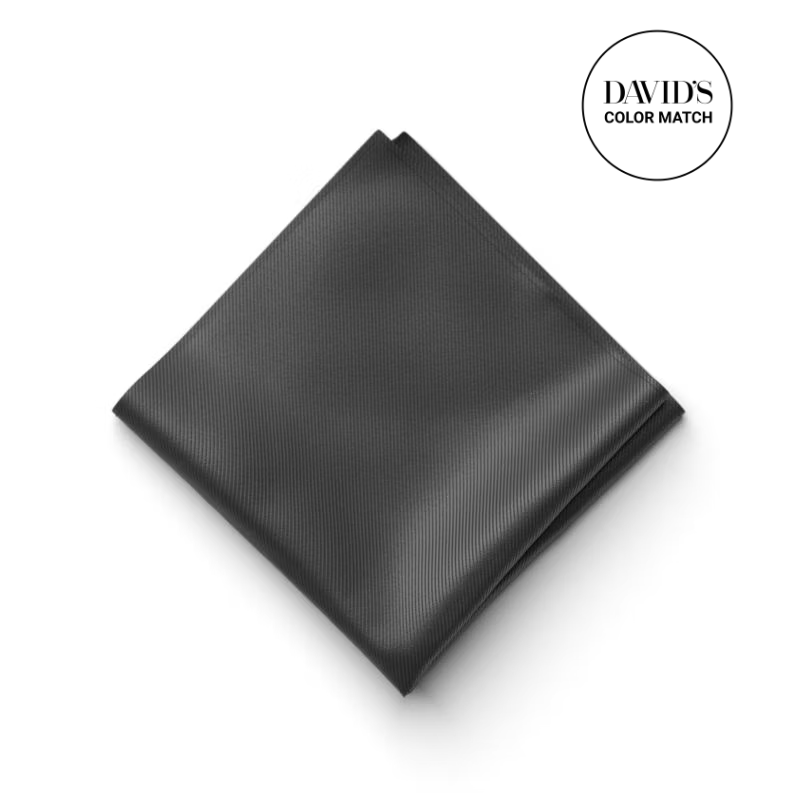 Black Pocket Square