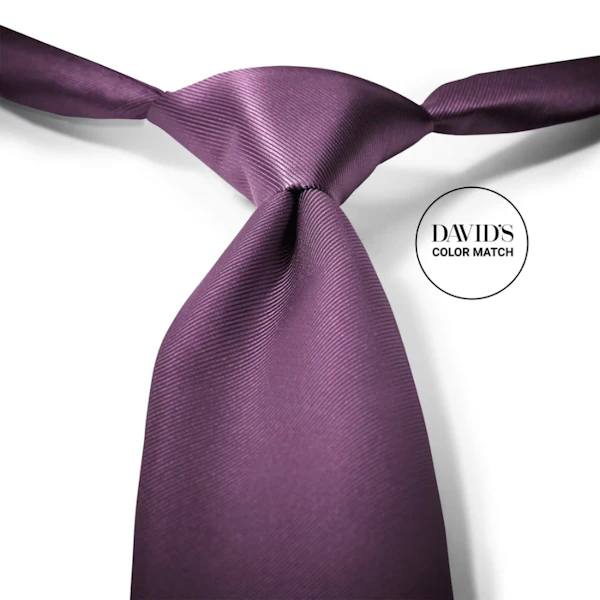 Plum Pre-Tied Tie