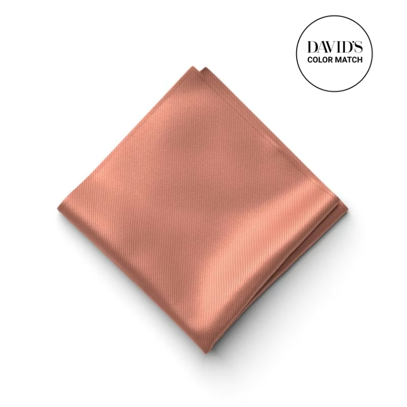 Desert Coral Pocket Square