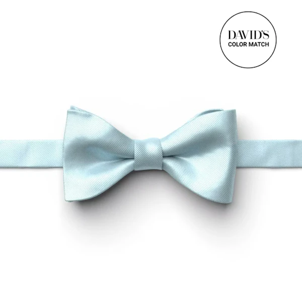 Sky Blue Pre-Tied Bow Tie