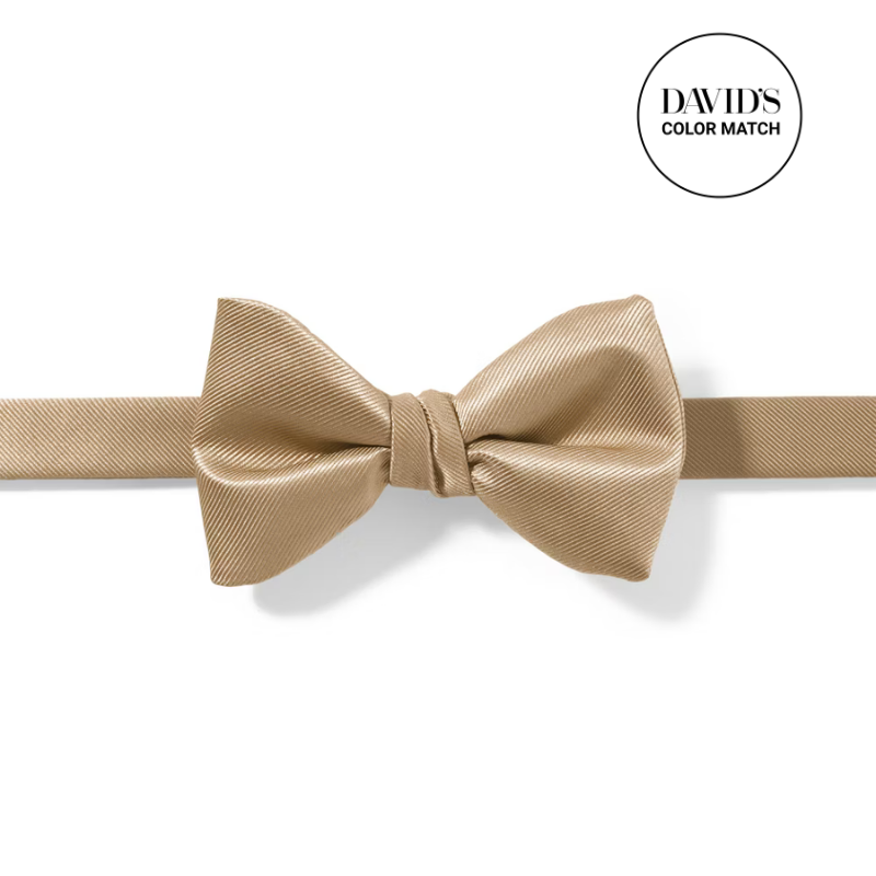 Golden Pre-Tied Bow Tie