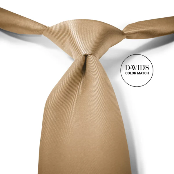 Golden Pre-Tied Tie