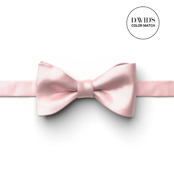Pastel Pink Pre-Tied Bow Tie