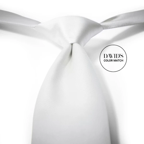 White Pre-Tied Tie
