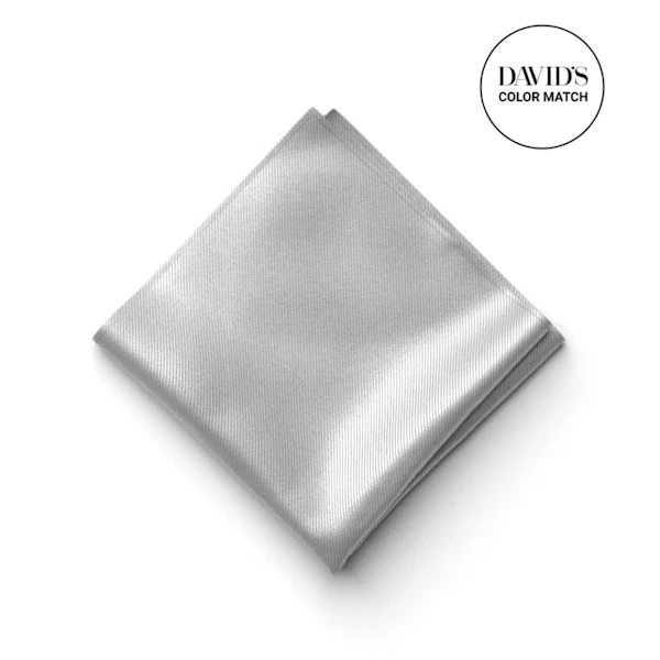 Platinum Pocket Square