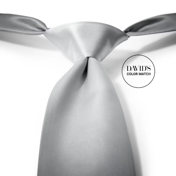 Platinum Pre-Tied Tie
