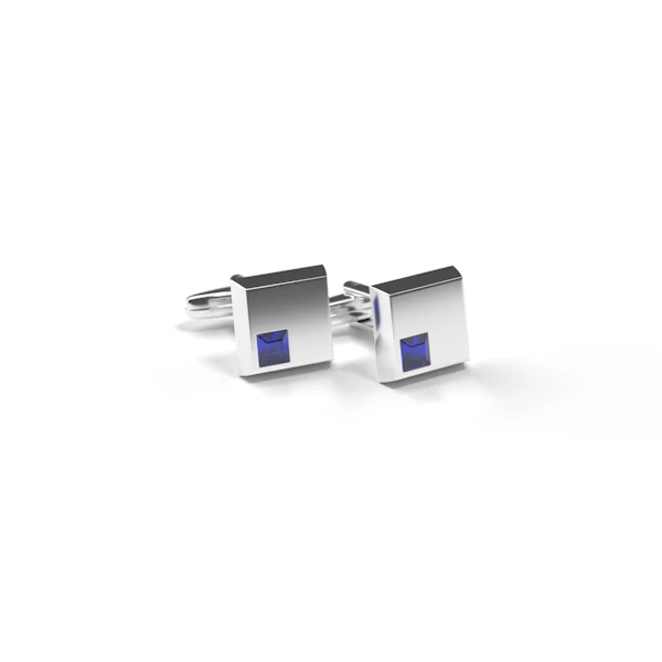 Pop of Blue Cufflinks