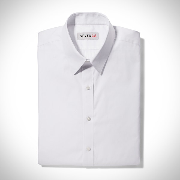 White Point Collar Shirt Menguin