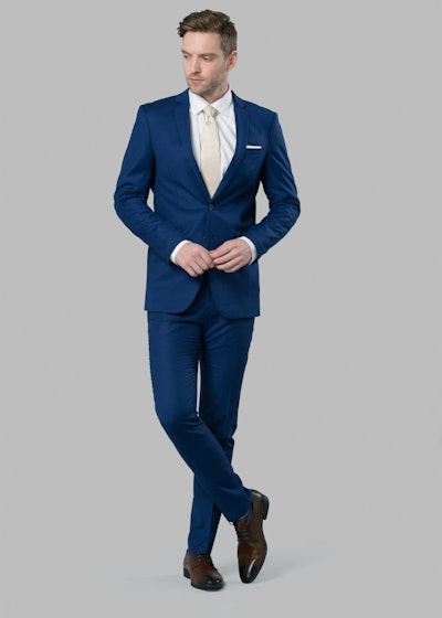 Cobalt Blue Suit Menguin Cobalt Blue Wedding Suit1