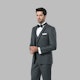 Charcoal Notch Lapel Tuxedo