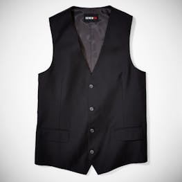 Classic Black Suit Vest