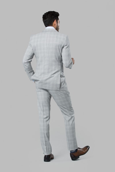 Grey suit black shirt, Grey suit white shirt, Grey suit men