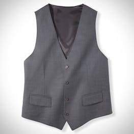 Steel Gray Suit Vest