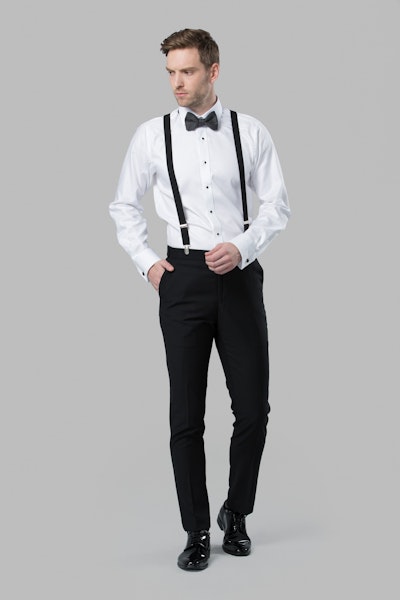 White Suspenders for Women – LITTLE BLACK TUX