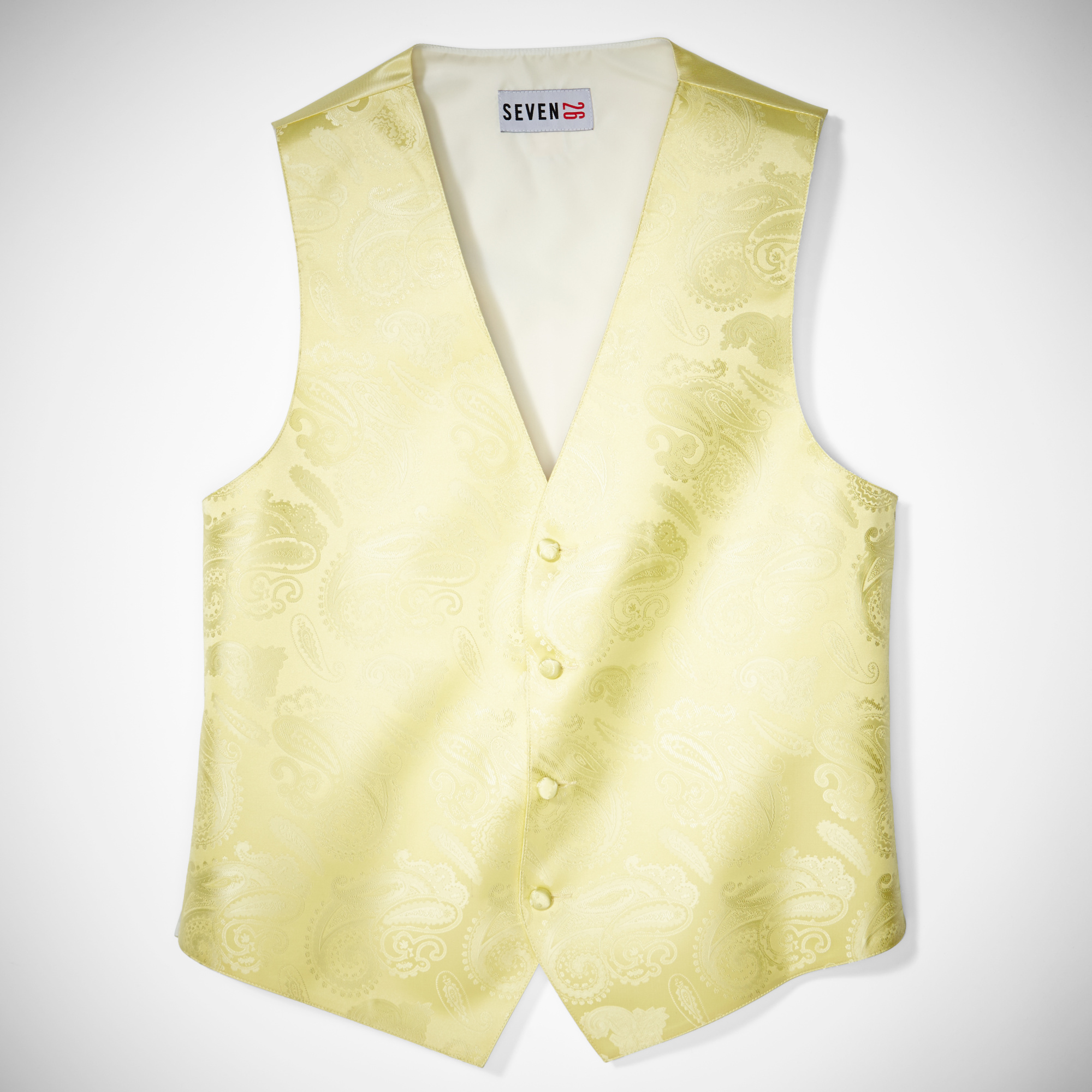 Canary Paisley Vest